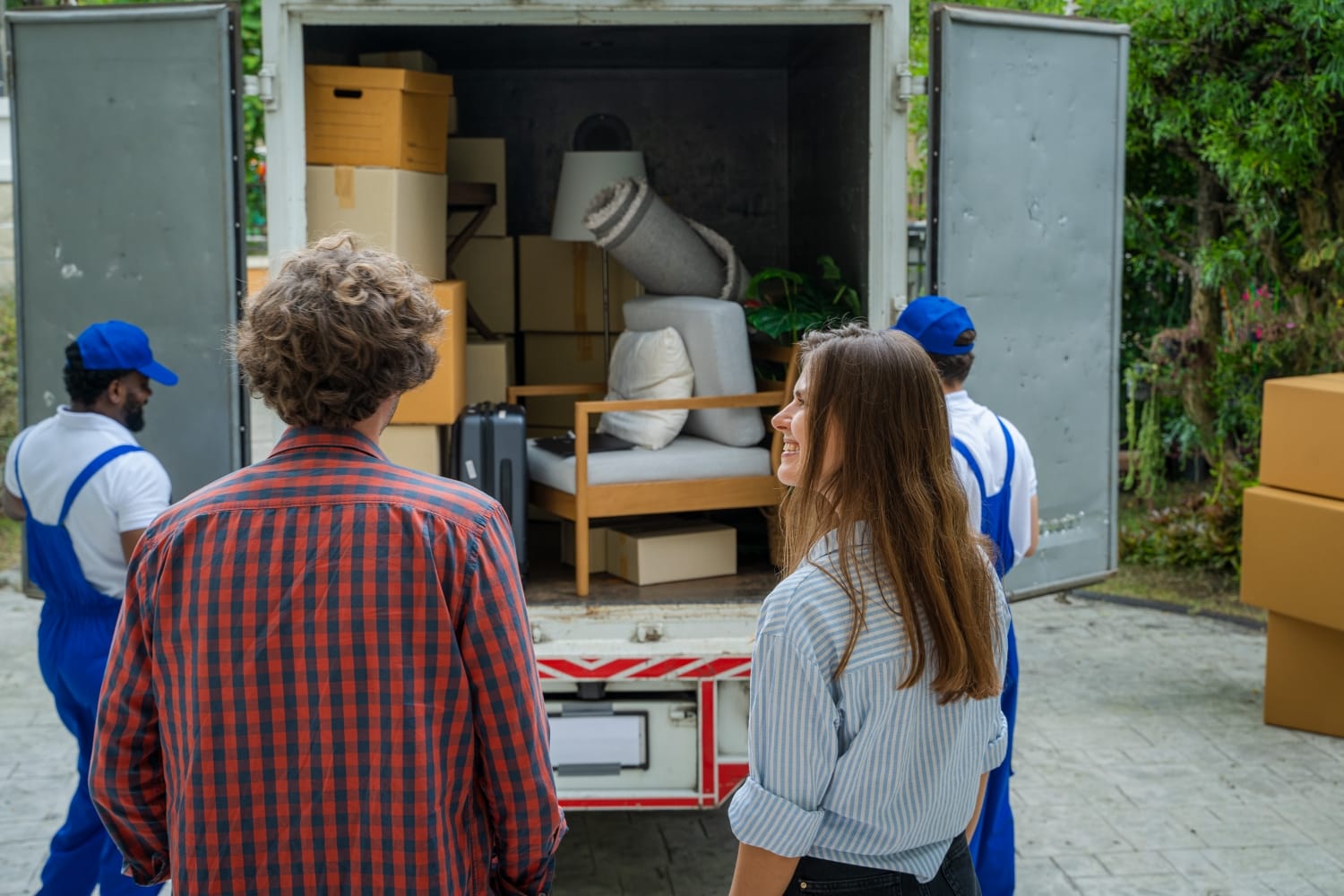 Moving services background